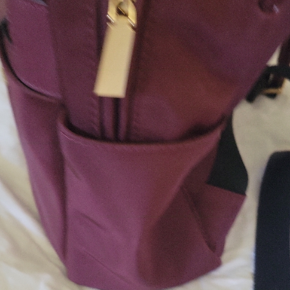 Michael Kors Deep Wine Backpack - image 5